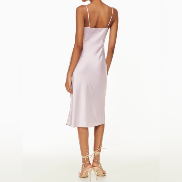 Wilfred Bellow Satin Midi Dress Size 4 Aritzia #101661 - Picture 12 of 12